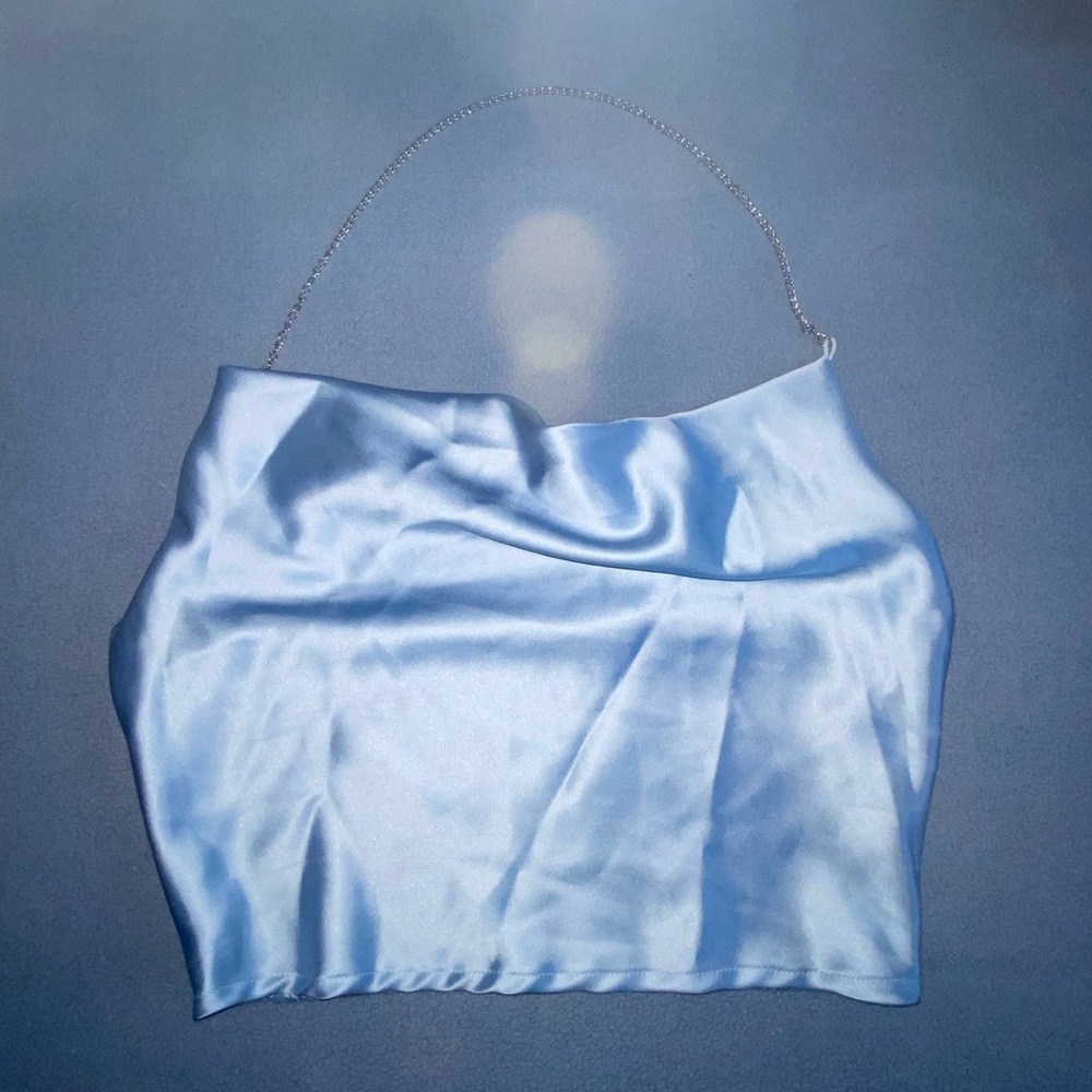 SHEIN blue tube top